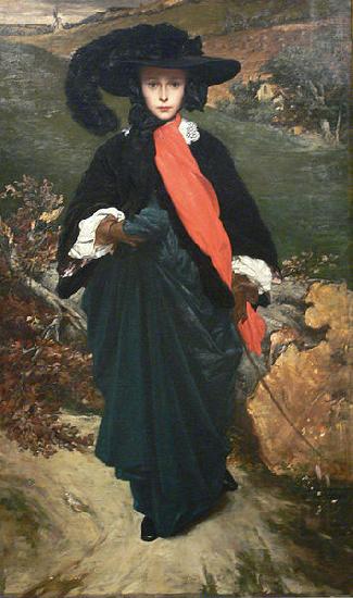 Portrait of May Sartoris, Lord Frederic Leighton